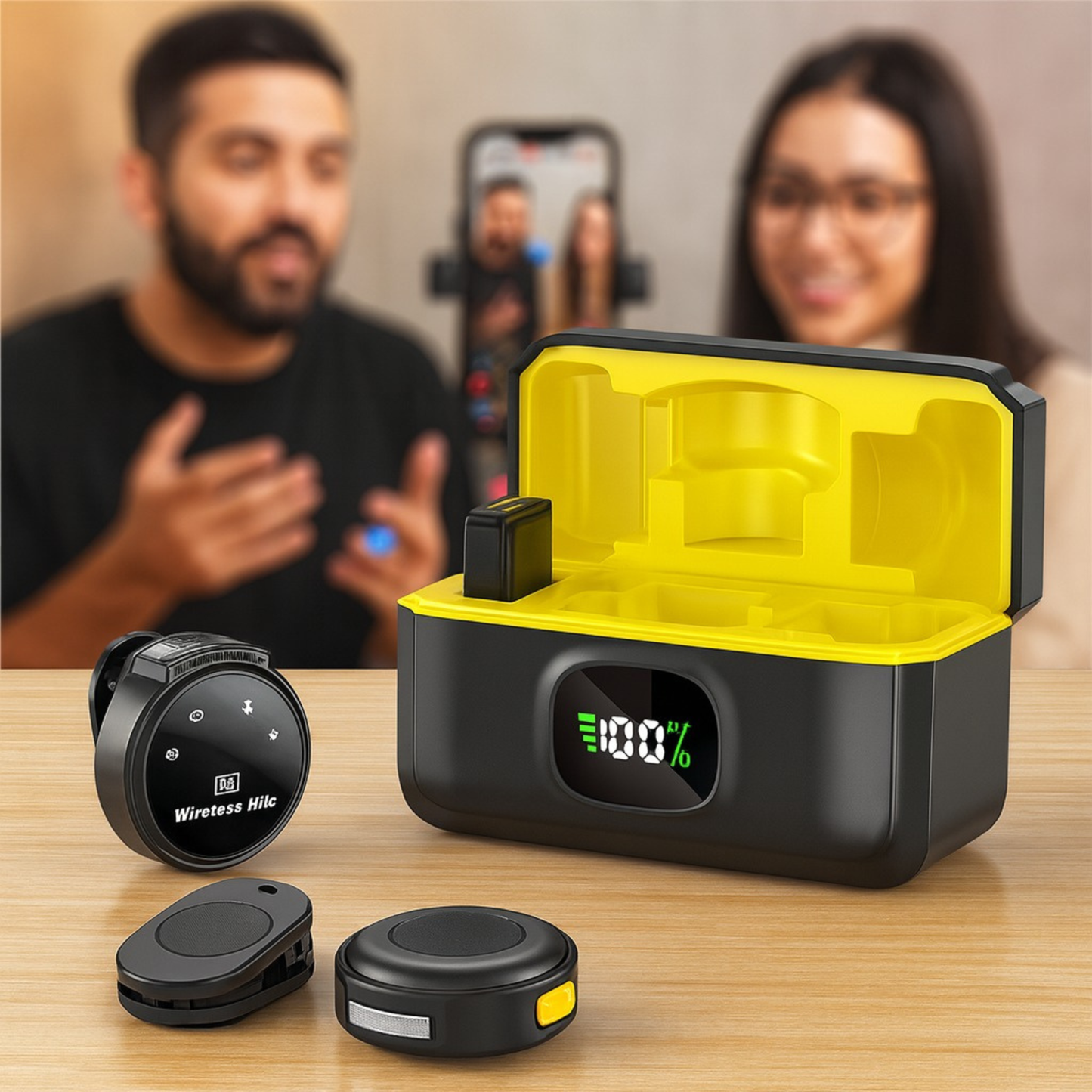 🌟 Micrófono Magnético Premium – La herramienta que hace brillar tu contenido