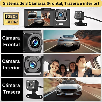 Cámara Triple 360 PRO 2025
