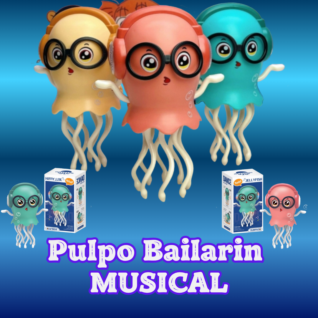 🐙 Pulpo Bailarín Musical con Sensor de Movimiento 🎶