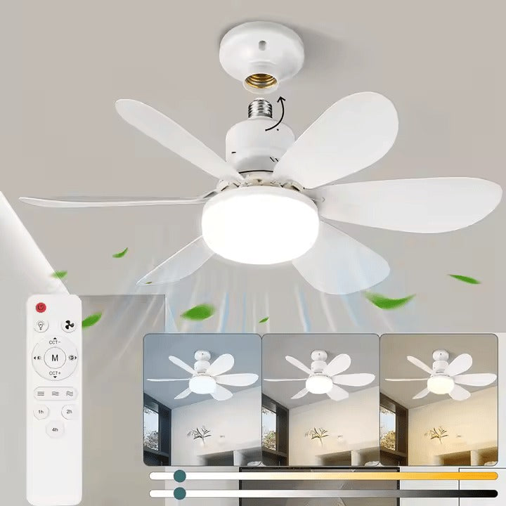 FOCO LED VENTILADOR DE 6 ASPAS